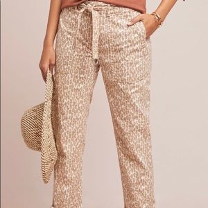 *NWT* Leopard “Wanderer” Pant- Anthropologie Sz28